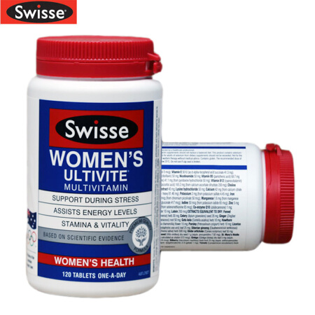 【香港直邮】Swisse 女性专用活力复合维生素增加抵抗力120粒